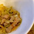 1035's cooksnap of when they made 春キャベツと豚肉のさっと煮.
