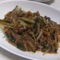 きらり流れ星's cooksnap of when they made ご飯に合う！簡単もやし入りレバニラ炒め.
