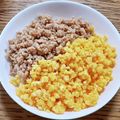 ポニーリボン's cooksnap of when they made 驚くほど簡単☆ぱらぱら卵そぼろ.