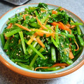 卯月のうさぎ２０１４'s cooksnap of when they made 簡単　ほうれん草と人参のナムル.