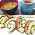 うたかた。's cooksnap of when they made 土用の丑の日に！うなぎスプラウトロール.