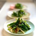 かっちゃん杉's cooksnap of when they made 菜の花のにんにく炒め.