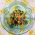 チェックのミニくま's cooksnap of when they made レンジで簡単★水菜と人参のナムル.