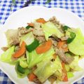 ととろ＆めい's cooksnap of when they made 肉野菜炒め.