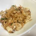 papikun's cooksnap of when they made 豆腐と春雨のヘルシー甘辛炒め.