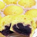 ★kOBUkURO's cooksnap of when they made 簡単手軽♪バター不要＊ミニあんこマフィン.