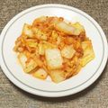 ˚✧₊⁎ゆう˚✧₊⁎'s cooksnap of when they made ベジ♪白菜のちょい辛キムチ炒め.