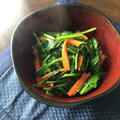 栗丸うさぎ's cooksnap of when they made 簡単おかず:ほうれん草のごま油炒め.