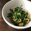 栗丸うさぎ's cooksnap of when they made 春菊と竹輪のチャチャっとポン酢和え.