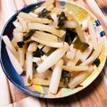 りょーこ0520's cooksnap of when they made 常備菜にも！大根とわかめのピリ辛きんぴら.