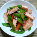 ポニーリボン's cooksnap of when they made 簡単！絹さやと厚揚げ炒め.