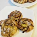 yu🐓's cooksnap of when they made なんちゃって…♡チョコデニッシュパン.