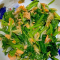 ピョンちゃん★'s cooksnap of when they made ほうれん草と塩鮭のしょうがバター炒め.