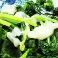 ★むさ's cooksnap of when they made ほうれん草のソテー～チーズのせ.