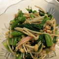 料理ニガテ系女子☆'s cooksnap of when they made 小松菜とえのきの生姜和え【作り置き】.