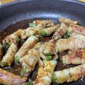 Sa〜ちゃん's cooksnap of when they made 焼肉のタレで！簡単ピーマン肉巻き.