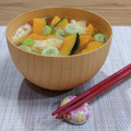Yukiまむ's cooksnap of when they made ■かぼちゃと油揚げのお味噌汁■.