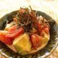 もすろー's cooksnap of when they made 和風♪アボカドトマト.