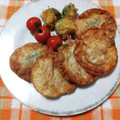 ﾁｲﾁｬﾝﾏﾏ's cooksnap of when they made *エビと大葉のぺったんこ揚げ*.