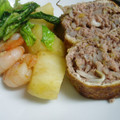 はあとん's cooksnap of when they made 油揚げの挽肉はさみ焼き.