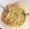 月✳Iris's cooksnap of when they made レンジと牛乳で簡単クリーム系パスタ.