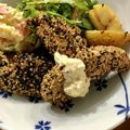 はなぴっち's cooksnap of when they made ごまたっぷり♡鶏ササミのフライ.
