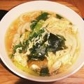 ケイスケくん's cooksnap of when they made おひとりさま♪小松菜入りのかきたまうどん.