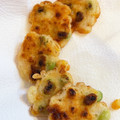 サンタJr's cooksnap of when they made 揚げ焼きで簡単♬枝豆とコーンのかき揚げ.