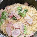 na_o♡'s cooksnap of when they made ブロッコリーとツナのクリームパスタ.