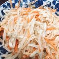 ハラクン's cooksnap of when they made 簡単！大根と人参のゴママヨ無限サラダ.