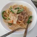 善法寺139's cooksnap of when they made シーチキンでボリューム◎担々風スープ.