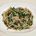hr_7100's cooksnap of when they made ＊もやしとニラのオイスターソース炒め＊.