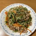 okaj0710's cooksnap of when they made 150円未満！豚もやし豆苗のポン酢炒め☆.