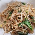 サリュフミ's cooksnap of when they made もやしと春菊のポン酢炒め.
