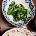 eiyoushi's cooksnap of when they made 小松菜とわかめのゴマ味噌和え.