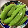 なつっこりー's cooksnap of when they made 簡単♡スナップエンドウのガーリックソテー.