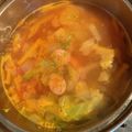 クックD1HBF9☆'s cooksnap of when they made ケチャップで作る簡単ミネストローネ.
