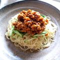まめぴぃ♪'s cooksnap of when they made 我が家の✿ジャージャー麺.