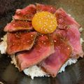 おみずクック☆'s cooksnap of when they made 簡単！ローストビーフ丼❀(牛たたき丼).