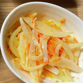 なーなちゃん's cooksnap of when they made 玉ねぎとにんじんのサラッとマヨ和え.