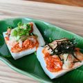 まこさんど's cooksnap of when they made はんぺんキムチピザ。おつまみ、お弁当に。.