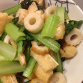 まつ☆ちえ's cooksnap of when they made 小松菜と煮込み竹輪の和えもの.