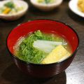 こうゆちゃん's cooksnap of when they made わさび菜と大根のお味噌汁.