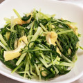 ねこのむすめ。's cooksnap of when they made 5分で☆水菜と揚げの煮浸し.