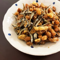 ひーーーーちゃん☆'s cooksnap of when they made 懐かしの給食メニュー☆大豆と煮干の揚げ煮.
