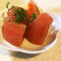 太郎サブレ's cooksnap of when they made トマトの青じそドレッシング和え.