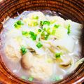 kinniko's cooksnap of when they made ★肉団子の春雨スープ★.