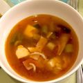 のらむーちょ's cooksnap of when they made 辛ウマ燃焼系♡お豆腐中華胡麻スープ.