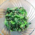 青森在住's cooksnap of when they made お弁当★箸が止まらない★菜の花の胡麻和え.