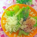 hikarin♪'s cooksnap of when they made あと一品に＝豚しゃぶの梅ごま和え☆彡.